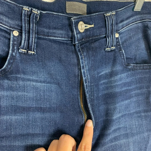 MOTHER The Diamond Swooner High Rise Bareback  Skinny Jeans-Tongue & Chic-Sz 31 - Picture 7 of 13